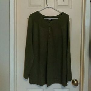 Avenue Olive Green Sweater
